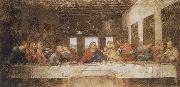 Leonardo  Da Vinci The Last Supper oil